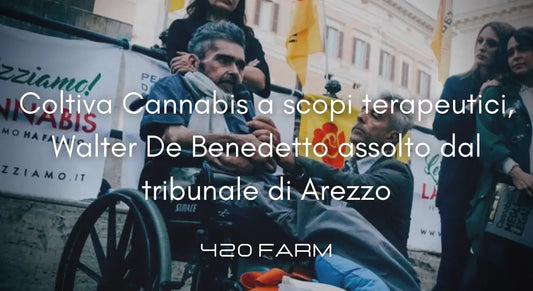 Cannabis Terapeutica - Walter De Benedetto assolto