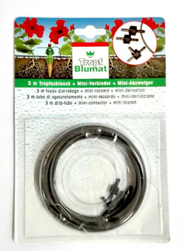 Blumat - Tubo di sgocciolamento con mini raccordo e mini derivazione - 420 Farm