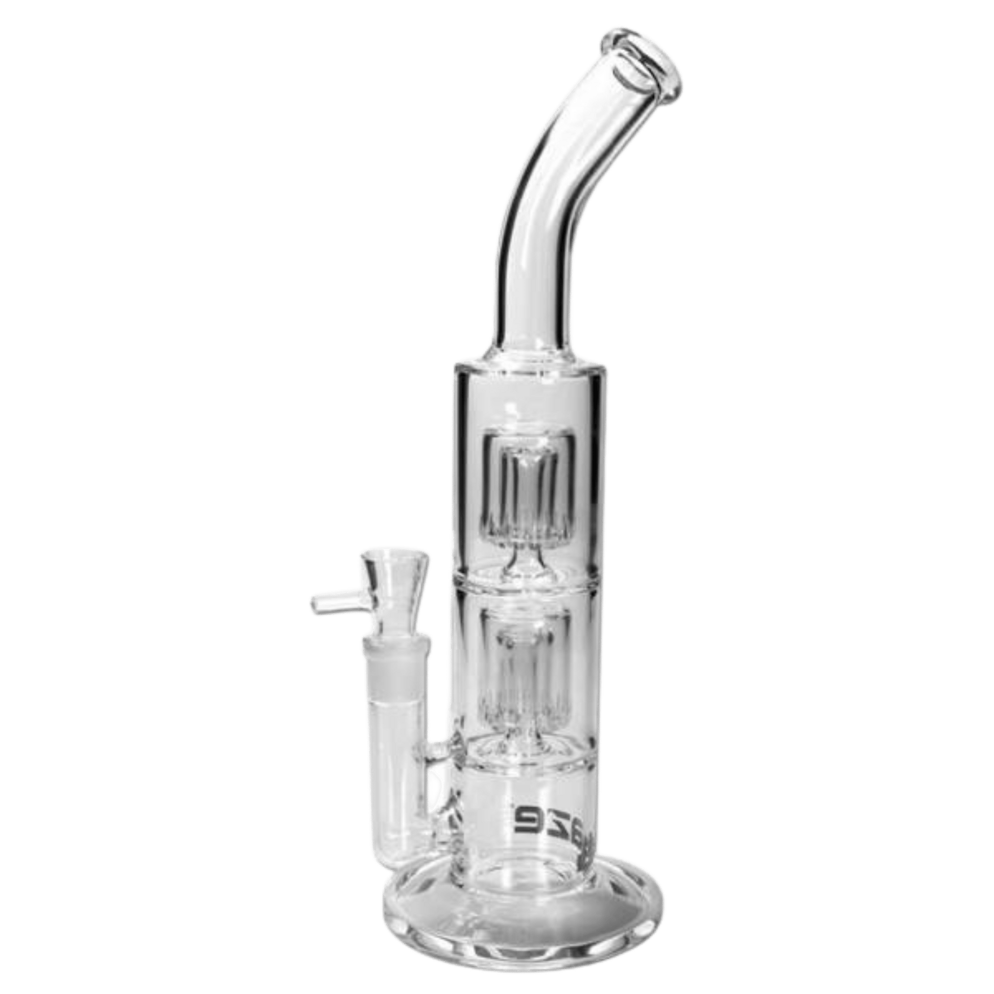 BONG IN VETRO 2-PERCOLATOR 38,5CM SG19 - 420 Farm