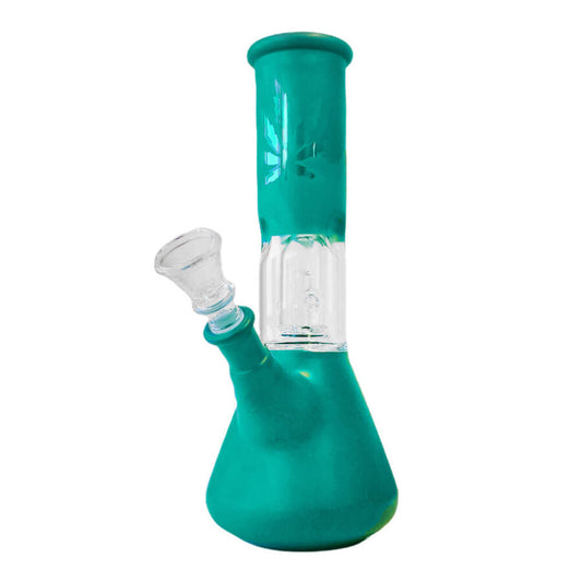 Bong in Vetro Opaco 20cm Verdeacqua - 420 Farm