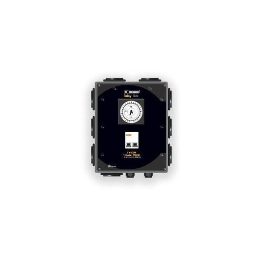 CLI-MATE Quadro elettrico con Timer 8x600w + Riscaldamento 3500W - 420 Farm