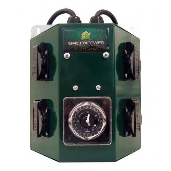 GreenPower - Quadro Elettrico con Timer - 4x600W - 420 Farm