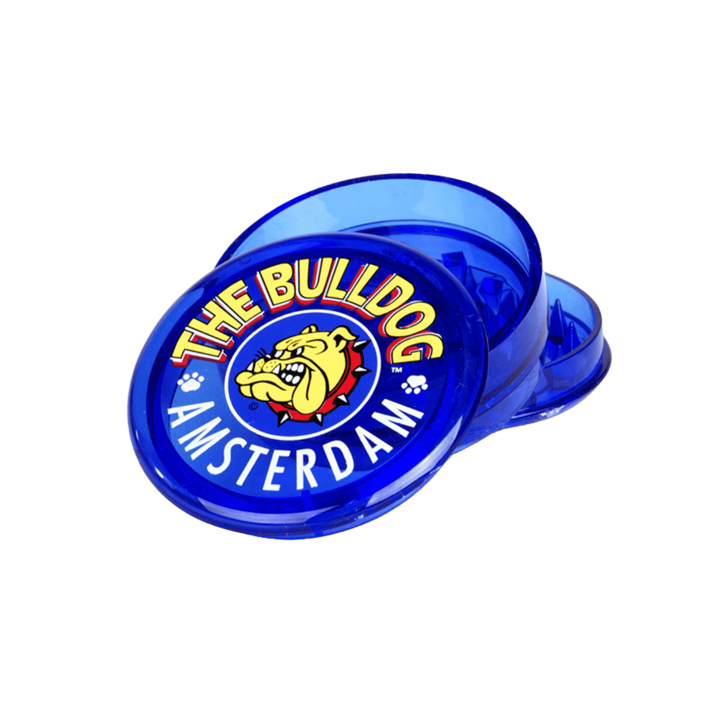 Grinder “The Bulldog” in plastica BLU – (3 parti) - 420 Farm