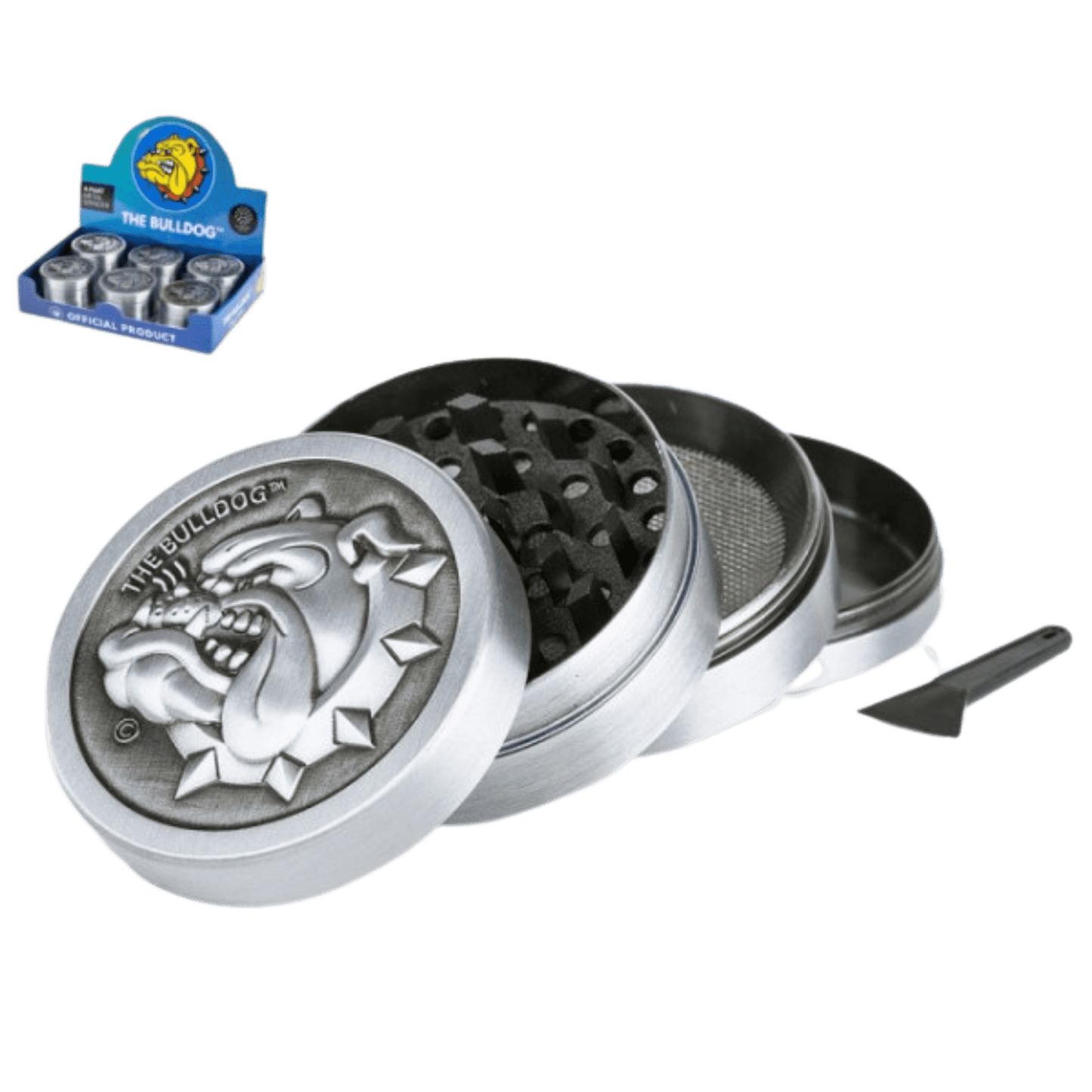 Grinder “The Bulldog” Metallo 4 Parti 50mm - 420 Farm