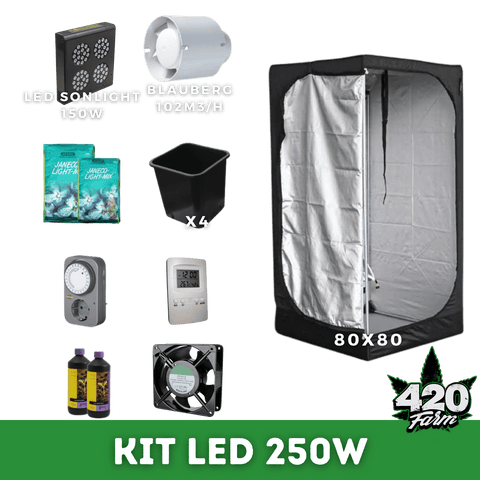 Kit Growbox Led 250w - 420 Farm