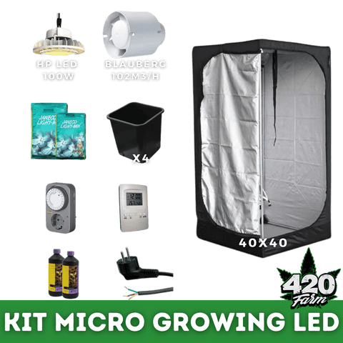 Kit Micro growing led 100w - 420 Farm