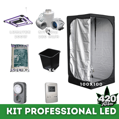 Kit Professional Led Growbox - 420 Farm