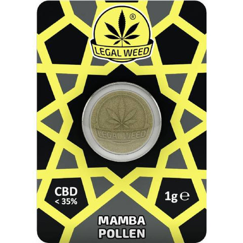 Legal Weed - Resina Black Mamba Pollen 1g - 420 Farm