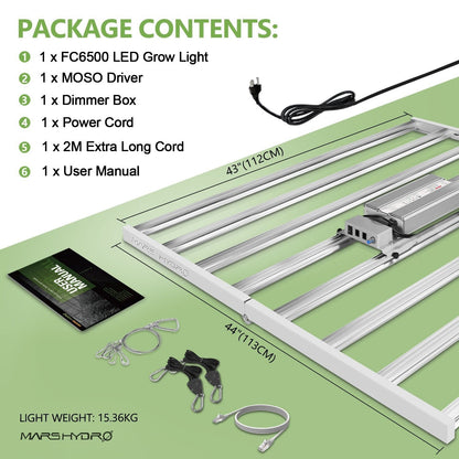 Mars Hydro FC 6500 LED Grow Light Samsung - 420 Farm