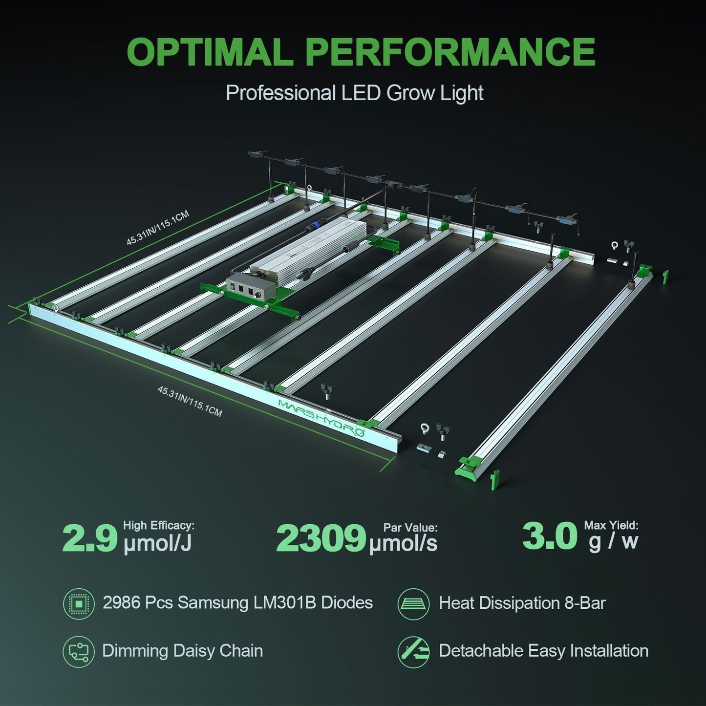 Mars Hydro FC 8000 Led Grow Light Samsung - 420 Farm