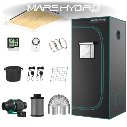 Mars Hydro TS 1000 Kit Completo 70x70x160 Plus - 420 Farm