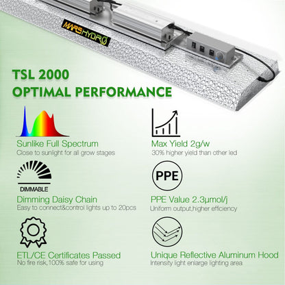 Mars Hydro TSL 2000 Kit Completo 120x60x180 - 420 Farm