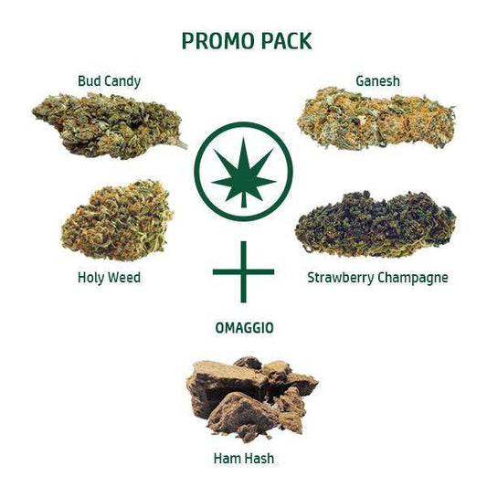 MIX FIORI CANNABE 4gr+1gr OMAGGIO - 420 Farm