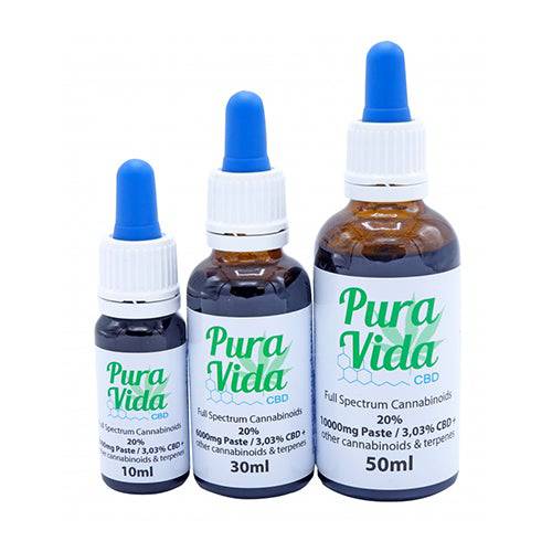 Pura Vida Aroma Oil di CBD 10 ml 10% (1000 mg/2,9% CBD) - 420 Farm