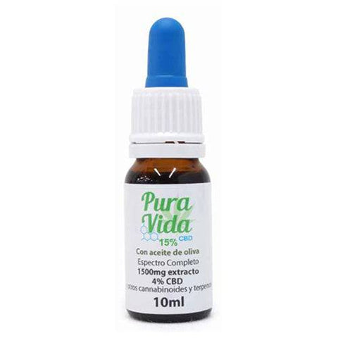 Pura Vida Aroma Oil Di CBD 10 ml 15% Con Olio Di Oliva (1500 mg) - 420 Farm