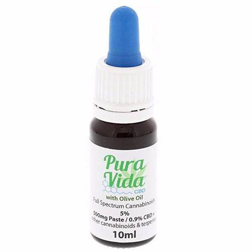 Pura Vida Aroma Oil Di CBD 10 ml 5% Con Olio Di Oliva (500 mg) - 420 Farm