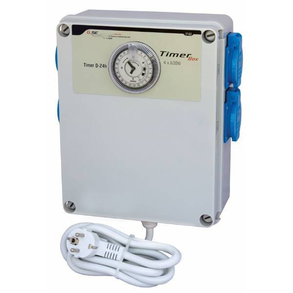 Quadro Elettrico GSE Timer Box II 4x600W - 420 Farm