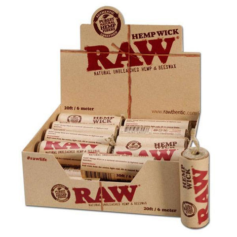 RAW Hemp Wick BOX 20pz - 420 Farm