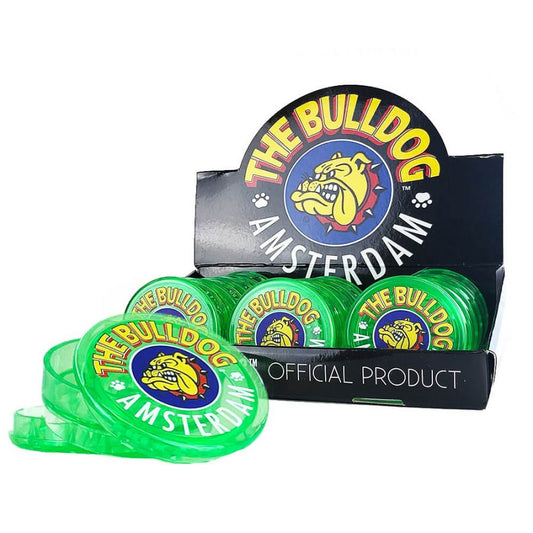 The Bulldog Grinder in Plastica Verde 3 Parti - 60mm - 420 Farm