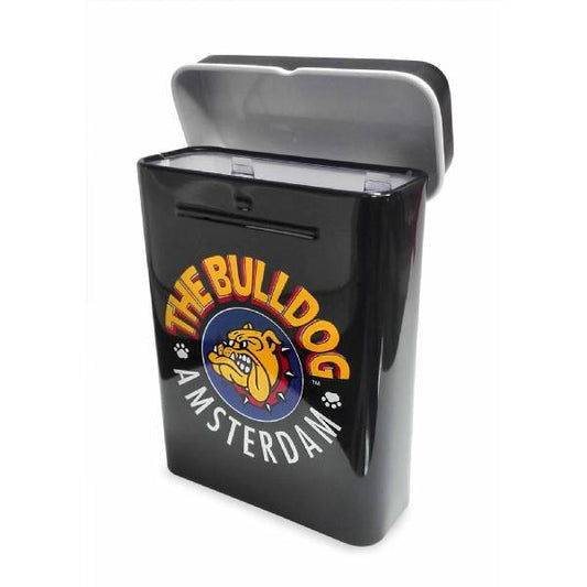 The Bulldog Porta Sigarette Metal Box Nero - 420 Farm