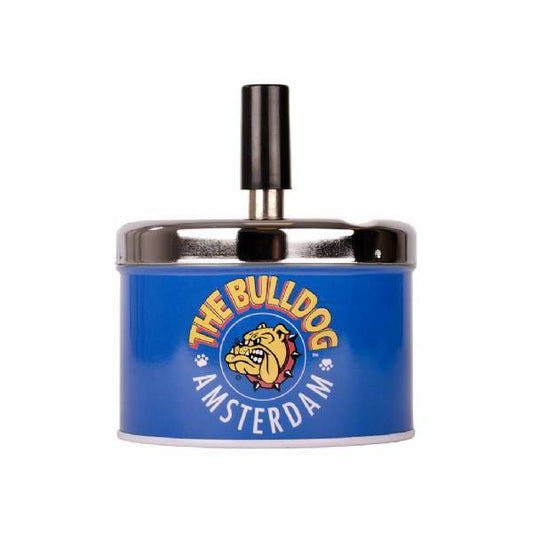 The Bulldog - Spin Top Ashtray Logo Blu - 420 Farm