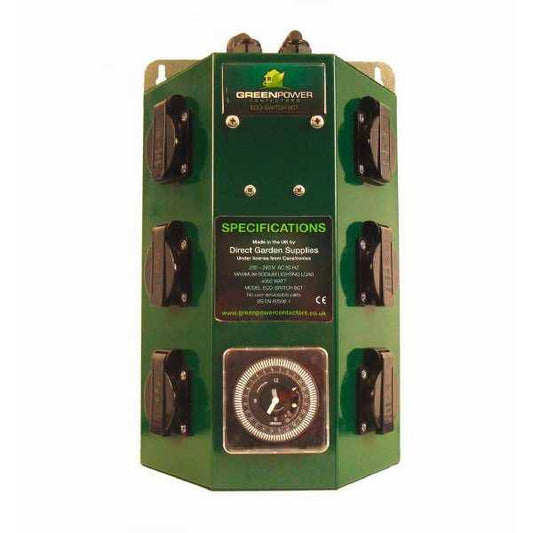 Timer Contatore Professionale a 6 vie 4000W - Green Power - Nutriculture - 420 Farm