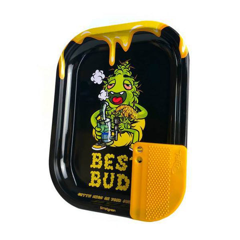 Vassoio Dab-All-Day con Grinder Card Magnetica - Best Buds - 420 Farm