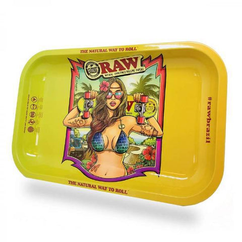 Vassoio in Metallo Brasile 2 Bikini Girl Medio - RAW - 420 Farm