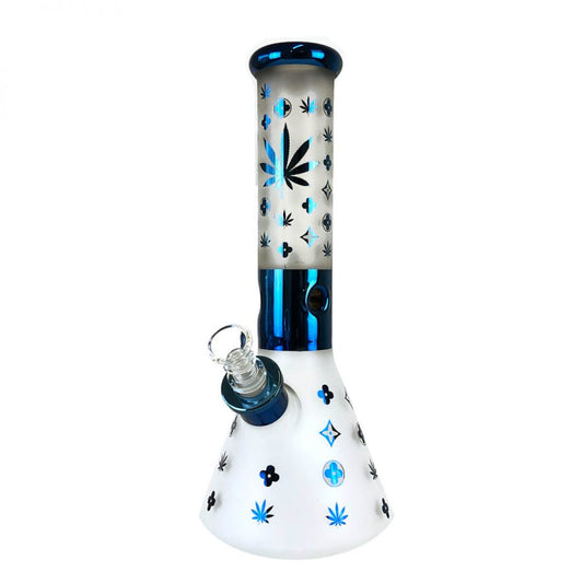 Weed Vuitton Classy Bong in Vetro Blu 32cm - 420 Farm